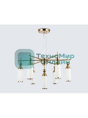 Люстра Ambrella light LH55278/7 BS/FR латунь/белый матовый E14*7 max 40W D640*1390