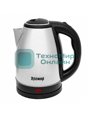 Чайник электрический ЯРОМИР ЯР-1058 нерж,1500 Вт, 1.8 л