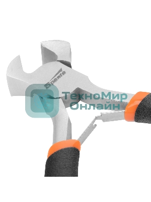 Кусачки торцевые Mini Sparta 105 мм, никелированные, авторазжим