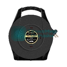 Удлинитель на катушке ExeGate Master ECS-10-2-10 (4 евророзетки, IP20, 10м, защита от детей, защита от перегрузки, 2х0,75мм2, 10А/2.3кВт)