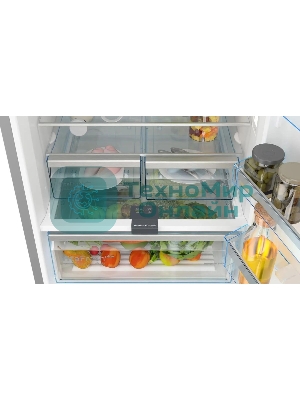 Холодильник Bosch KGN56LB31U черный двухкамерный 279/87л морозилка снизу, No Frost