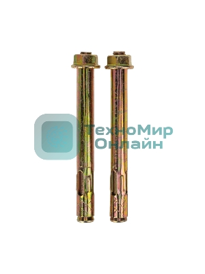 Болт анкерный с гайкой Kranz 10х50мм, пакет (4 шт/уп)