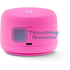 Умная колонка Яндекс Станция Лайт 2 LED, 6Вт, с экраном, 1 динамик, часы, Алиса, BT5.0, Wi-Fi, розовый
