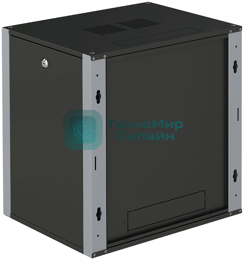 Шкаф коммутационный Sysmatrix (WP 6612.930) настенный 12U 600x600 мм пер. дв. перфор. 2 бок. пан. 60 кг серый 24 кг IP20