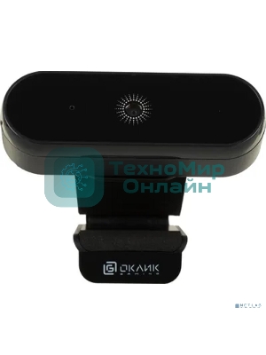 Камера Web Оклик OK-C008FH черный 2Mpix (1920x1080) USB2.0 с микрофоном