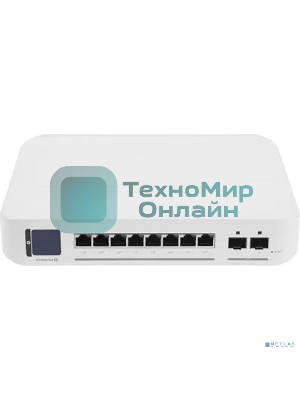 Коммутатор PoE в стойку Ubiquiti UniFi Switch Enterprise 8 PoE USW-Enterprise-8-PoE 8х 2.5G RJ45, 2х 10G SFP+, раздача 120 Вт