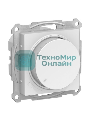 Светорегулятор (диммер) SE AtlasDesign беж, повор-нажим, LED, RC, 400 Вт, мех.