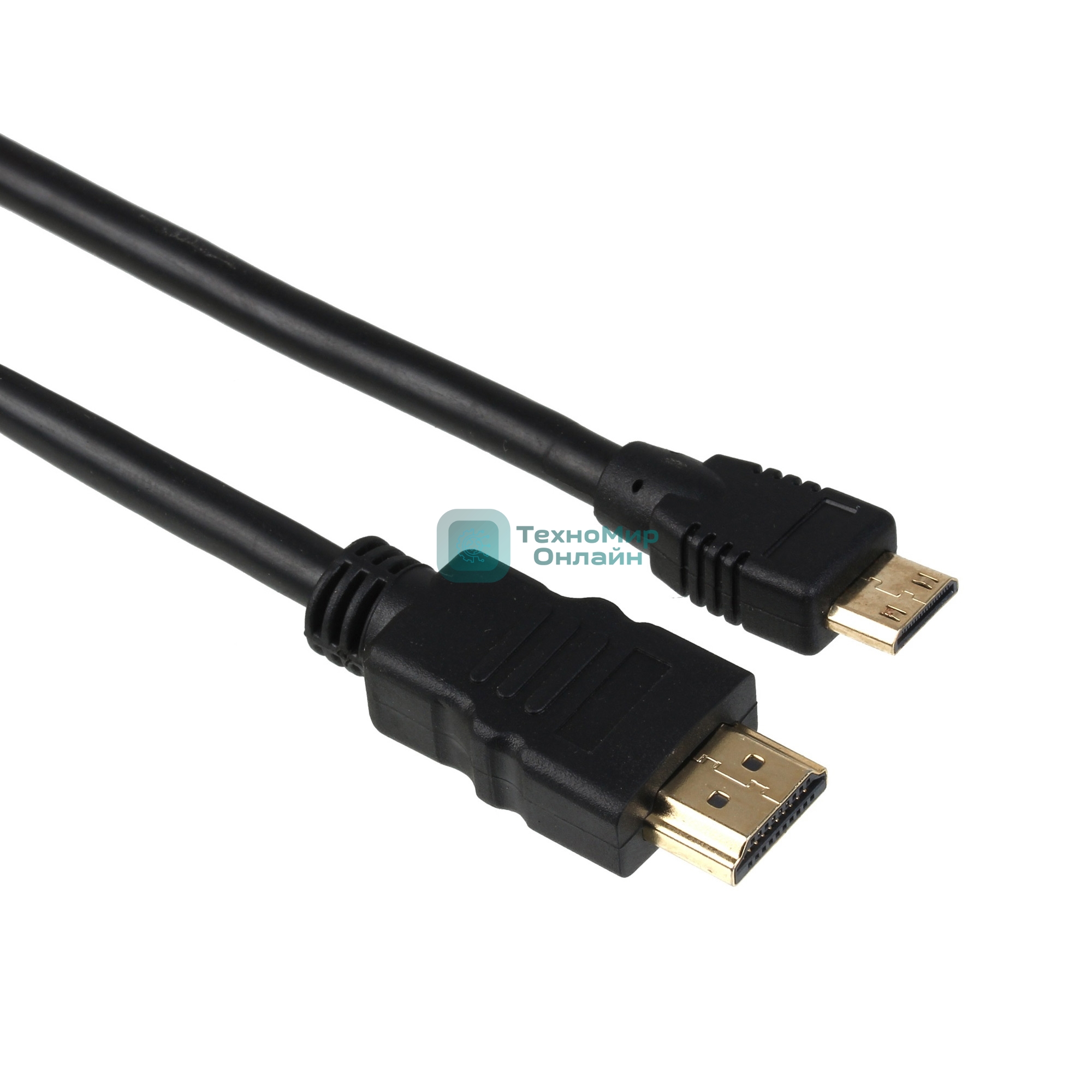 Кабель Exegate HDMI to miniHDMI (19M -19M) 1м, ver1.4, позолоченные контакты