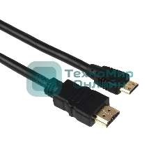 Кабель Exegate HDMI to miniHDMI (19M -19M) 1м, ver1.4, позолоченные контакты