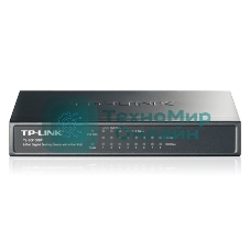 Коммутатор TP-Link SMB TL-SG1008P Коммутатор 8-port Gigabit Switch с 4 портами РоЕ