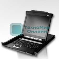 Квм консоль ATEN SINGLE RAIL 16P PS/2-USB LCDKVMP 19INCH (CL5716NR).