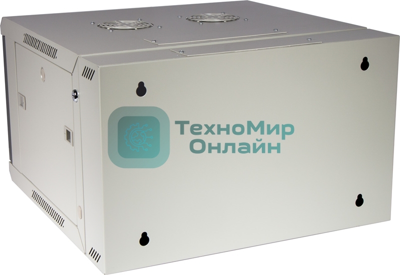 Шкаф настенный серии Pro, 3-секционный, 15U 600x600, стеклянная дверь