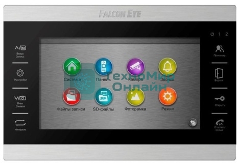 Видеодомофон Falcon Eye FE-70 ATLAS HD черный