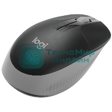 Мышь беспроводная Logitech M190 черный, 1000 dpi, радиоканал, USB, кнопки - 3