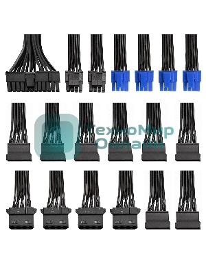 Блок питания ExeGate 750PPH-LT (EX292341RUS), 750Вт, 80 PLUS, 120мм, черный