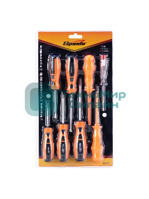Набор отверток Sparta PH, SL - 5шт., д/эл. - 2шт., проб.эл.на 220В - 1шт., 8 предметов