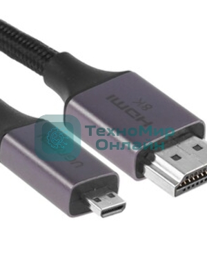 Переходник micro HDMI на HDMI влево