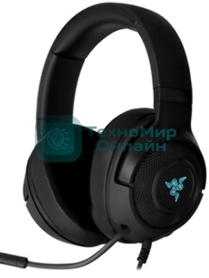 Гарнитура Razer Kraken V3 X (2022) чёрный, проводная, USB, подсветка