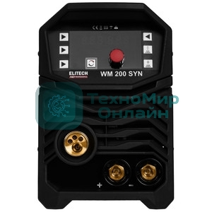 Сварочный аппарат Elitech WM 200 SYN инвертор ММА/TIG MIG/MAG 4.6кВт