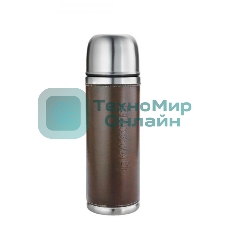 Термос Biostal-Охота NYP-750P, 0.7 л, узкое горло, с крышкой-чашкой, кож. вставка, доп. пробка (в уп. 12 шт) (в уп. 12 шт)&