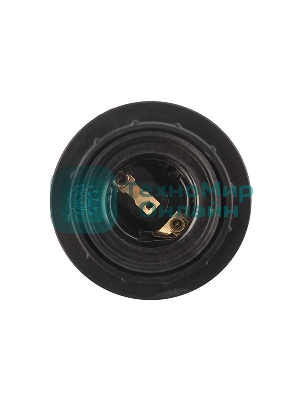 Патрон карболитовый Rexant с кольцом Е27 черный c этикеткой