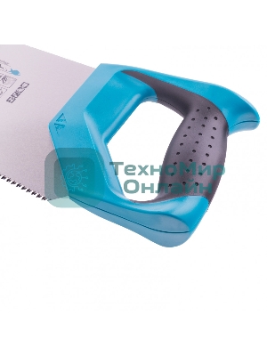 Ножовка по дереву Gross PIRANHA, усил.трапецев.полотно,500 мм,11-12TPI,зуб3D,кален.зуб,2-комп.рук.