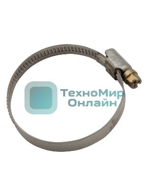 Хомуты Сибртех нержав. сталь, стандартное болтовое крепление 40-60 мм, ширина 9 мм, 50 шт.