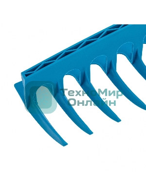 Грабли пластиковые Palisad LUXE 400 мм, 12 прямых зубьев, усиленные