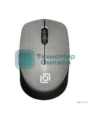 Мышь беспроводная Oklick 486MW серый/черный, 1000 dpi, радиоканал, USB, кнопки - 3