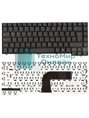 Клавиатура для ноутбука Asus A3A A3E A3H A3V черная