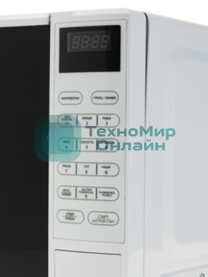 Микроволновая печь BBK 20MWG-735S/W белый, 20 л, 700 Вт, переключатели - сенсор