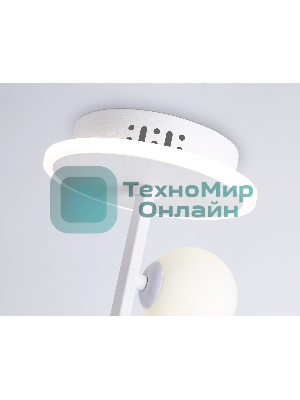 Потолочный светодиодный светильник Ambrella light FL66261/1+3 WH белый 56W 3000K-6400K+G9/3 D500*358 (ПДУ ИК)