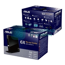 Оптический привод Blu-Ray Asus SBC-06D2X-U/BLK/G/AS черный USB slim внешний RTL
