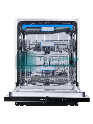 Встраиваемая посудомоечная машина Maunfeld MLP-12IM, черный, 59.8 см, 14 компл., 44 дБ, класс A++