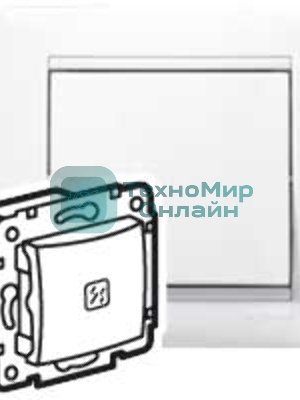 Механизм выключателя 1-кл. СП Valena 10А IP31 с подсветкой бел. (DIY-упак.) Legrand 694261