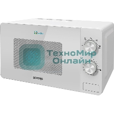 Микроволновая печь Gorenje MO20E1W2 белый, 20 л, 800 Вт, переключатели - поворотный механизм