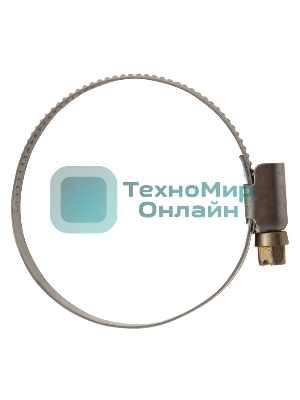 Хомуты Сибртех нержав. сталь, стандартное болтовое крепление 40-60 мм, ширина 9 мм, 50 шт.