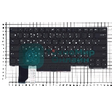 Клавиатура для ноутбука Lenovo ThinkPad L14 gen 1/2 черная