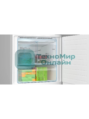 Холодильник Bosch KGN56LB31U черный двухкамерный 279/87л морозилка снизу, No Frost