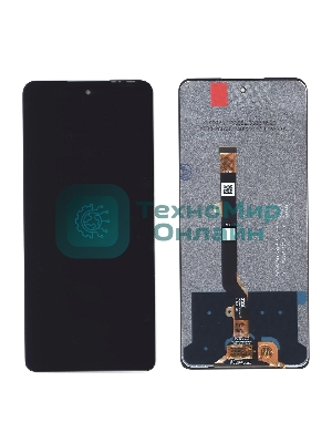 Дисплей для Tecno Pova 5 (LH7n) в сборе с тачскрином черный