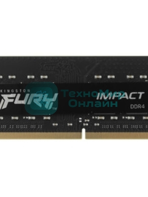 Оперативная память Kingston Fury Impact, DDR4, 8GB (1x8GB), 3200MHz, CL20, SO-DIMM