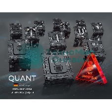 Комплект механизма терморегулятора с датчиком для теплого пола с подсветкой 16A-250V ALFA Бежевый матовый QUANT (AP3257, VM1381) MA325710