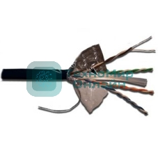 Кабель LANMASTER UTP, 4 пары, кат. 6, с перегородкой, 550Mhz, PE, для внешней прокладки (305 м)