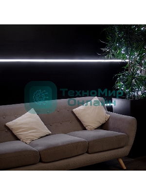 Гибкий неон Neon-night LED SMD 8х16 мм, двухсторонний, белый, 120 LED/м, 5 м