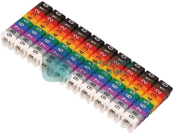 Маркер кабельный МКН комплект цифр 