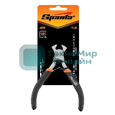 Кусачки торцевые Mini Sparta 105 мм, никелированные, авторазжим
