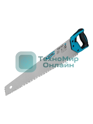 Ножовка Gross 24119 по дереву piranha 550 мм сегм. строение рабочей кромки 7-8 tpi зуб-3d 2-х к. рук