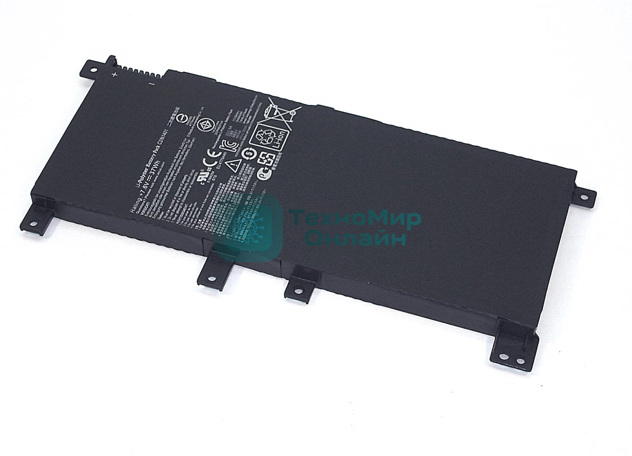 Аккумуляторная батарея для ноутбука Asus X455 (C21N1401) 7.6V 37Wh Orig
