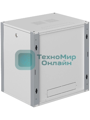 Шкаф коммутационный Sysmatrix (WP 6315.710) настенный 15U 600x350мм пер.дв.стекл 2 бок.пан. 60кг серый IP20