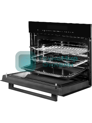 Встраиваемый духовой шкаф Kuppersberg KHT 616 Black компактный, ШхВхГ: 59.5х45.4х56.5 см, 50 л, А+, гидролизная очистка, черный